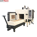 Камерные печи с выкатным подом SAFTherm